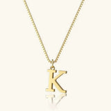 Collar de Oro con Letra Inicial