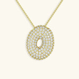 Collar de Diamantes con Inicial en Burbuja