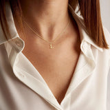 Collar de Oro con Letra Inicial
