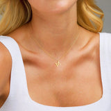 Collar de Oro con Letra Inicial