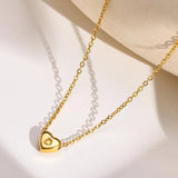 Collar de Oro con Inicial de Corazón