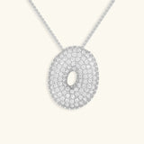 Collar de Diamantes con Inicial en Burbuja