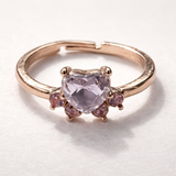 Anillo Vintage de Circonita con Motivo de Patita