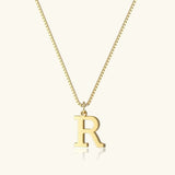Collar de Oro con Letra Inicial