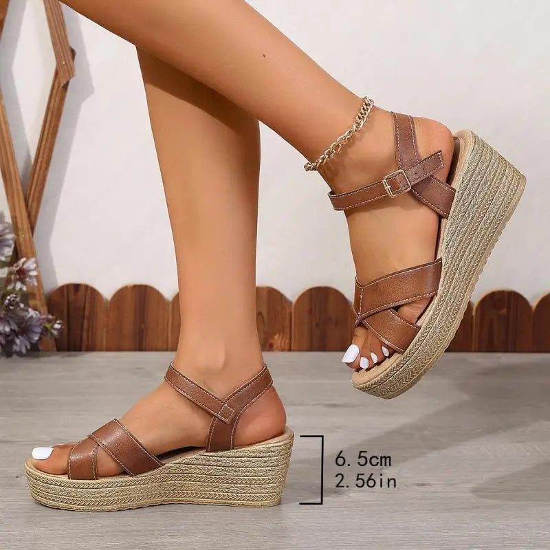 Daphnie - Sandalias de cuña