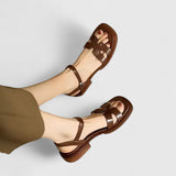 Vera - Elegantes Sandalias Planas