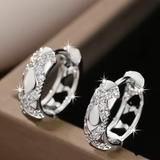 Pendientes de Aro Luxe Radiancia Atemporal