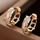 Pendientes de Aro Luxe Radiancia Atemporal