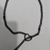 Collar Lara con corazón de acero inoxidable