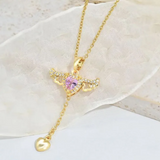 Collar Cupido Corazón Alas de Ángel