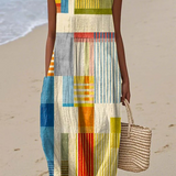 Eve™ Vestido Midi Geométrico
