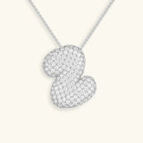 Collar de Diamantes con Inicial en Burbuja