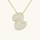 Collar de Diamantes con Inicial en Burbuja