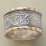 Anillo Vintage en Oro y Plata