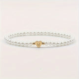Pulsera Elegante de Corazón con Inicial