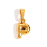 Collar Chic con Letra Burbuja