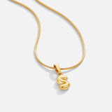 Collar Chic con Letra Burbuja