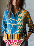 Viviana™ | Blusa de Lino Exclusiva con Motivo