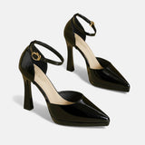 Evette Tacones de Cuero