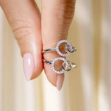 Anillo Hermanas por Siempre – La hermana mayor y la hermanita (Ajustable)