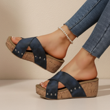 Oakley – Sandalias Wedge Boho