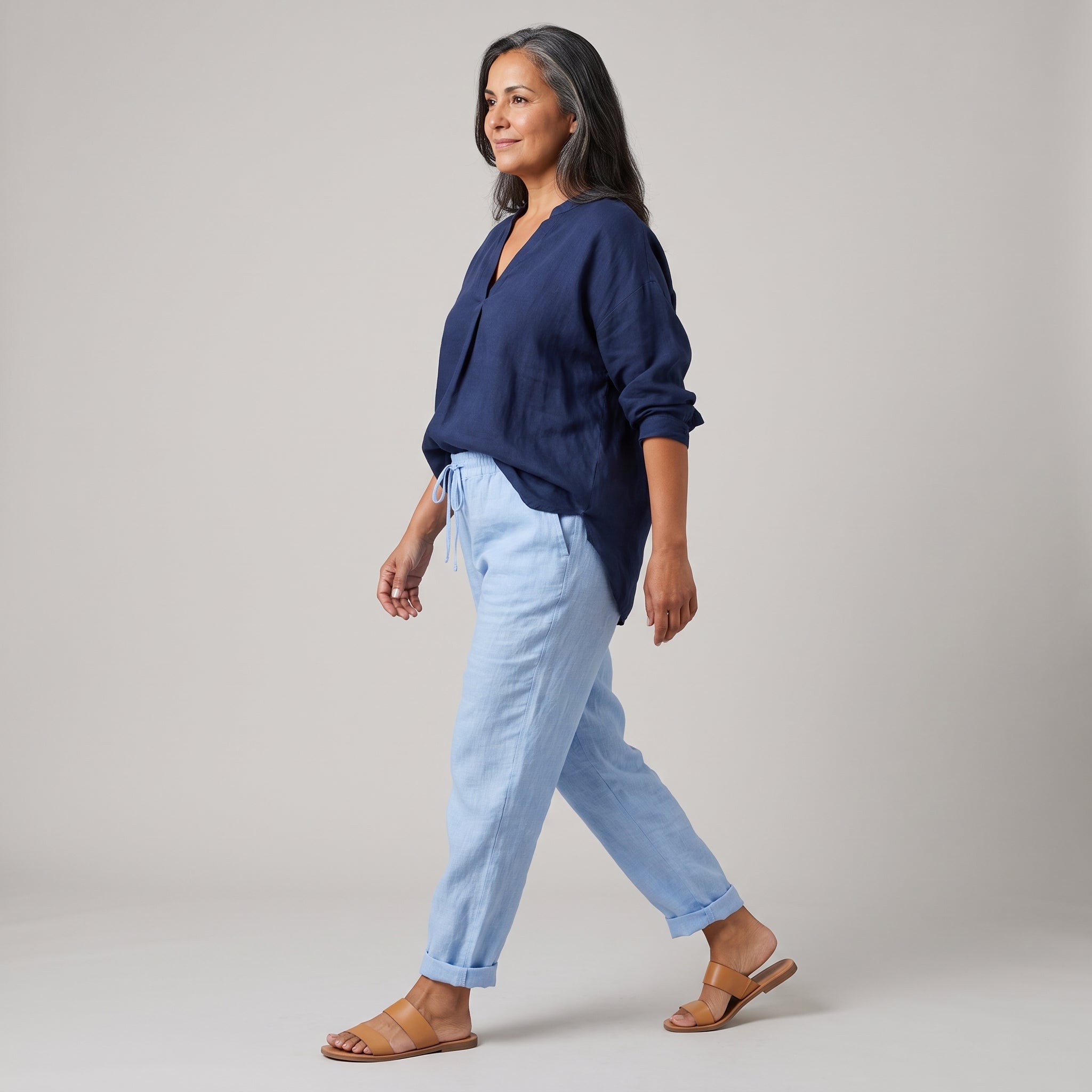 Carmen - Pantalón de Lino para Verano