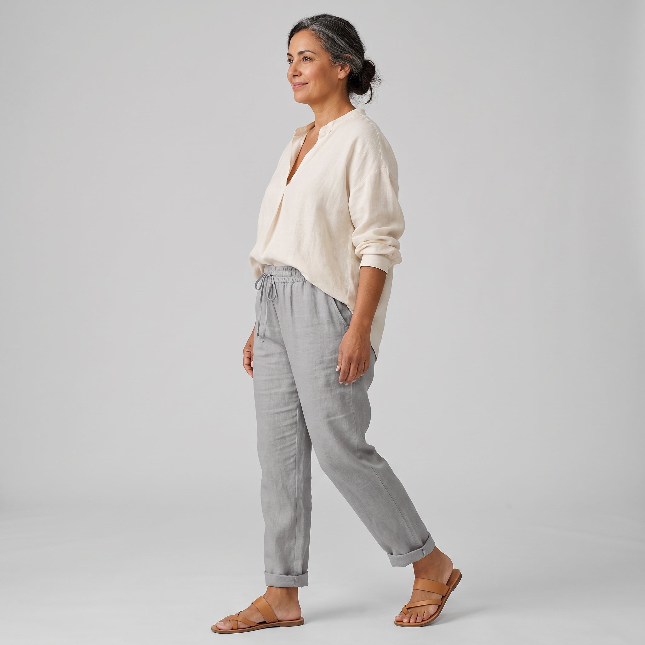 Carmen - Pantalón de Lino para Verano