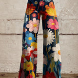 Léna - Pantalón ancho floral