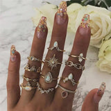 Conjunto de Anillos Elegantes