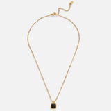 Collar con colgante Lucia en negro