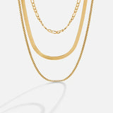 Collar con cadenas en capas Vienna