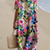 Bente - Vestido Vintage de Flores