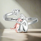 Anillo Siempre en Mi Corazón (Ajustable)